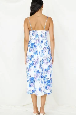 Spring Break Dresses|Casual Dresses>Hello Molly Coastal Living Midi Dress White