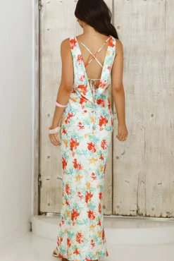 Wedding Guest Dresses|Formal Dresses>Fortunate One Coastal Maxi Dress Print