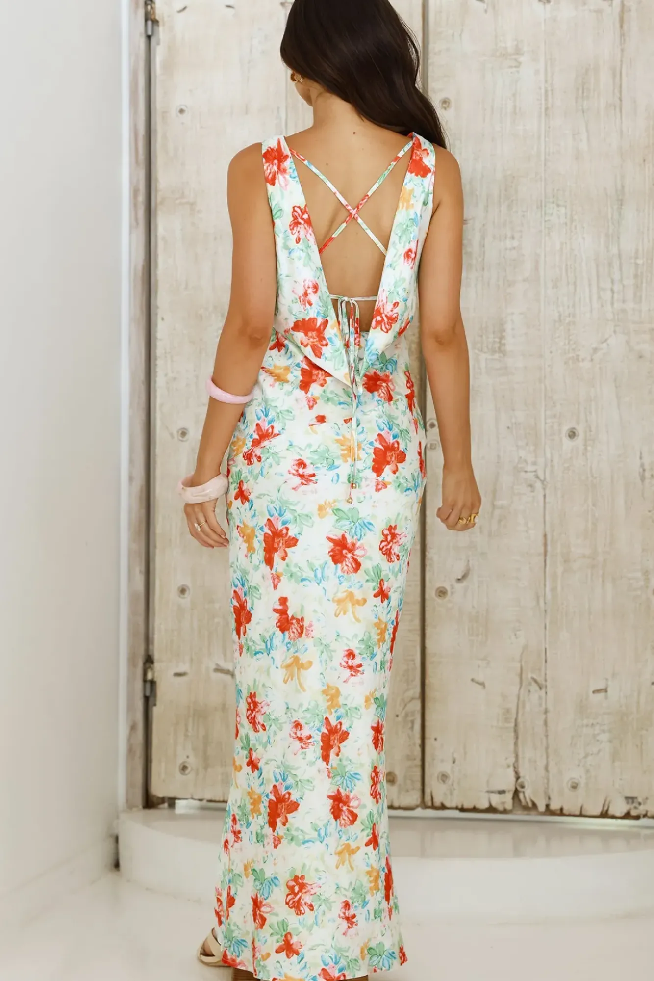 Wedding Guest Dresses|Formal Dresses>Fortunate One Coastal Maxi Dress Print