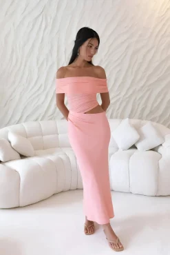 Wedding Guest Dresses|Formal Dresses>Hello Molly Coastal Reverie Maxi Dress Pink