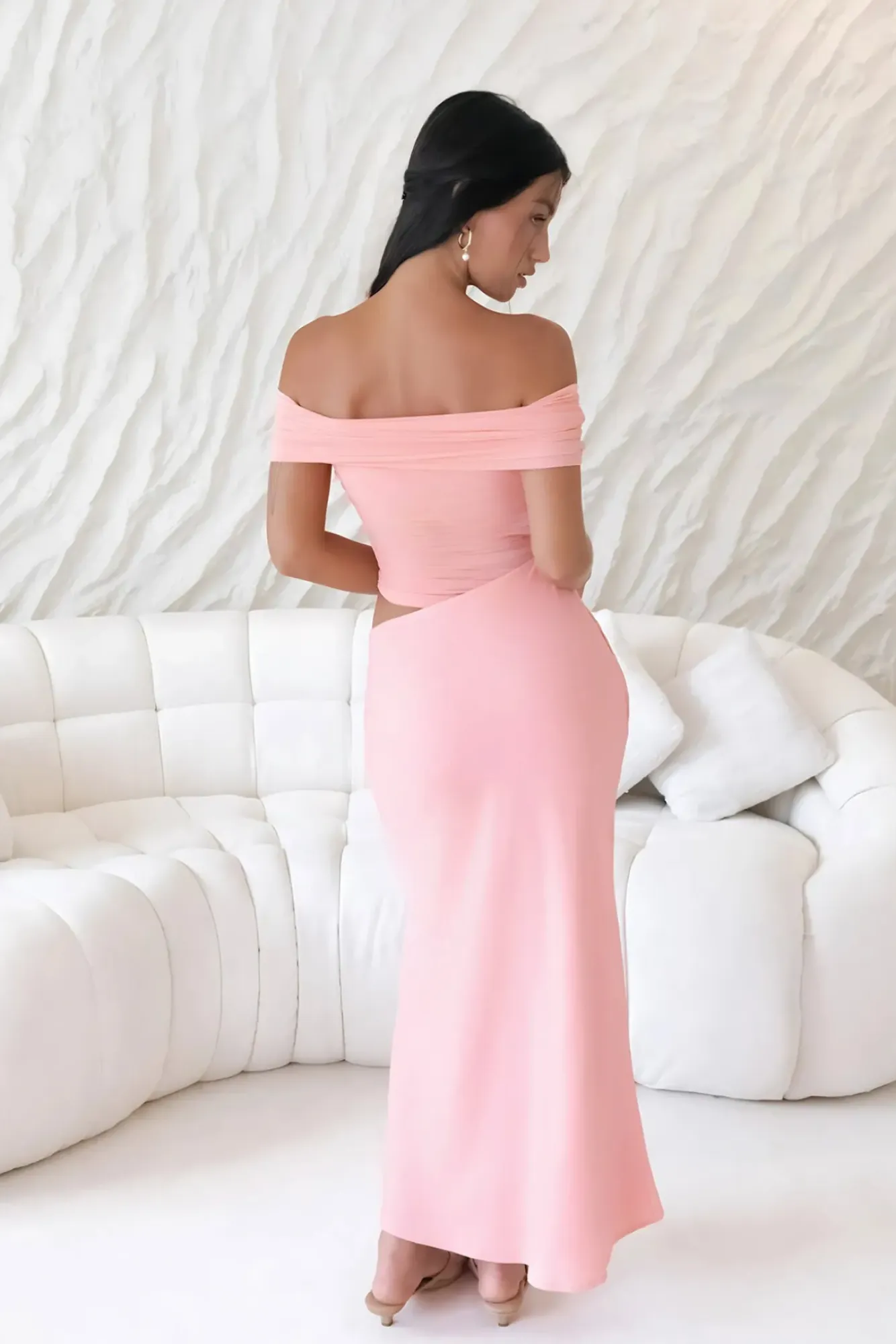 Wedding Guest Dresses|Formal Dresses>Hello Molly Coastal Reverie Maxi Dress Pink