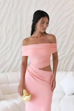 Wedding Guest Dresses|Formal Dresses>Hello Molly Coastal Reverie Maxi Dress Pink