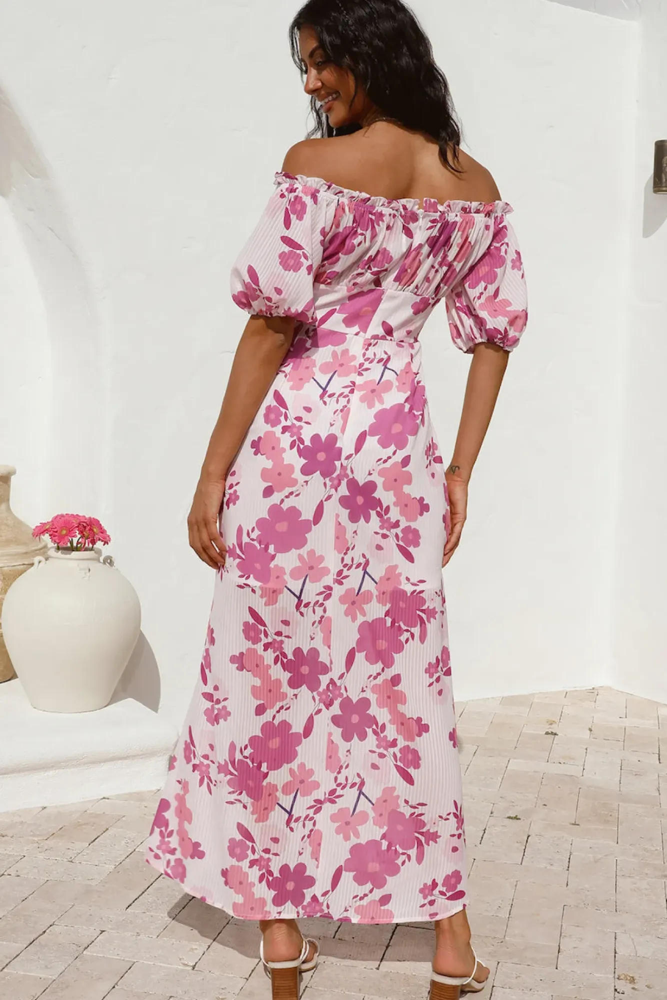 Vacation Dresses|Spring Break Dresses>Hello Molly Comprehend It Midi Dress Pink