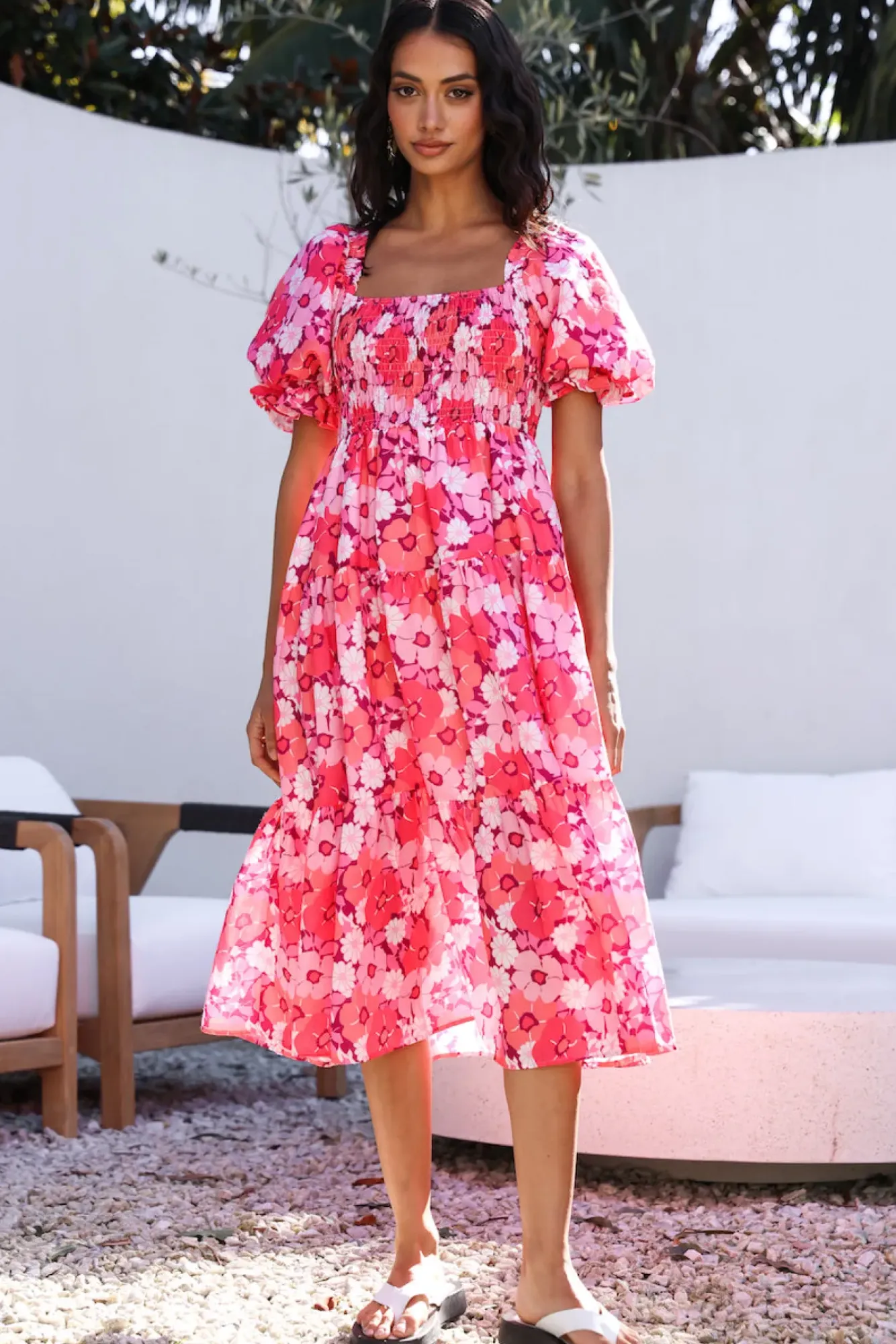 Wedding Guest Dresses|Floral Dresses>Hello Molly Confessions Of Love Maxi Dress Pink
