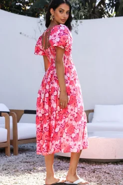 Wedding Guest Dresses|Floral Dresses>Hello Molly Confessions Of Love Maxi Dress Pink