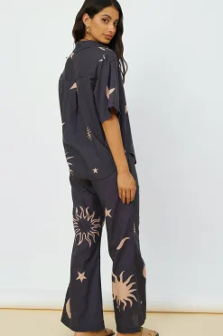 Pants>Hello Molly Constellations In The Sky Pants Black
