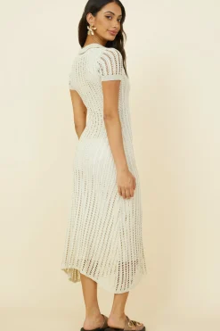 Vacation Dresses|Spring Break Dresses>Hello Molly Cosmic Swirl Maxi Dress Beige