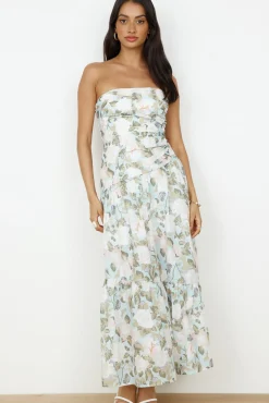 Vacation Dresses|Summer Dresses>Hello Molly Cottage Living Maxi Dress Green