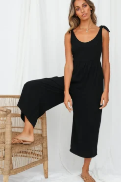 Jumpsuits>Hello Molly Countryside Jumpsuit Black