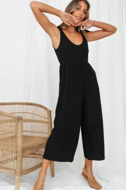 Jumpsuits>Hello Molly Countryside Jumpsuit Black