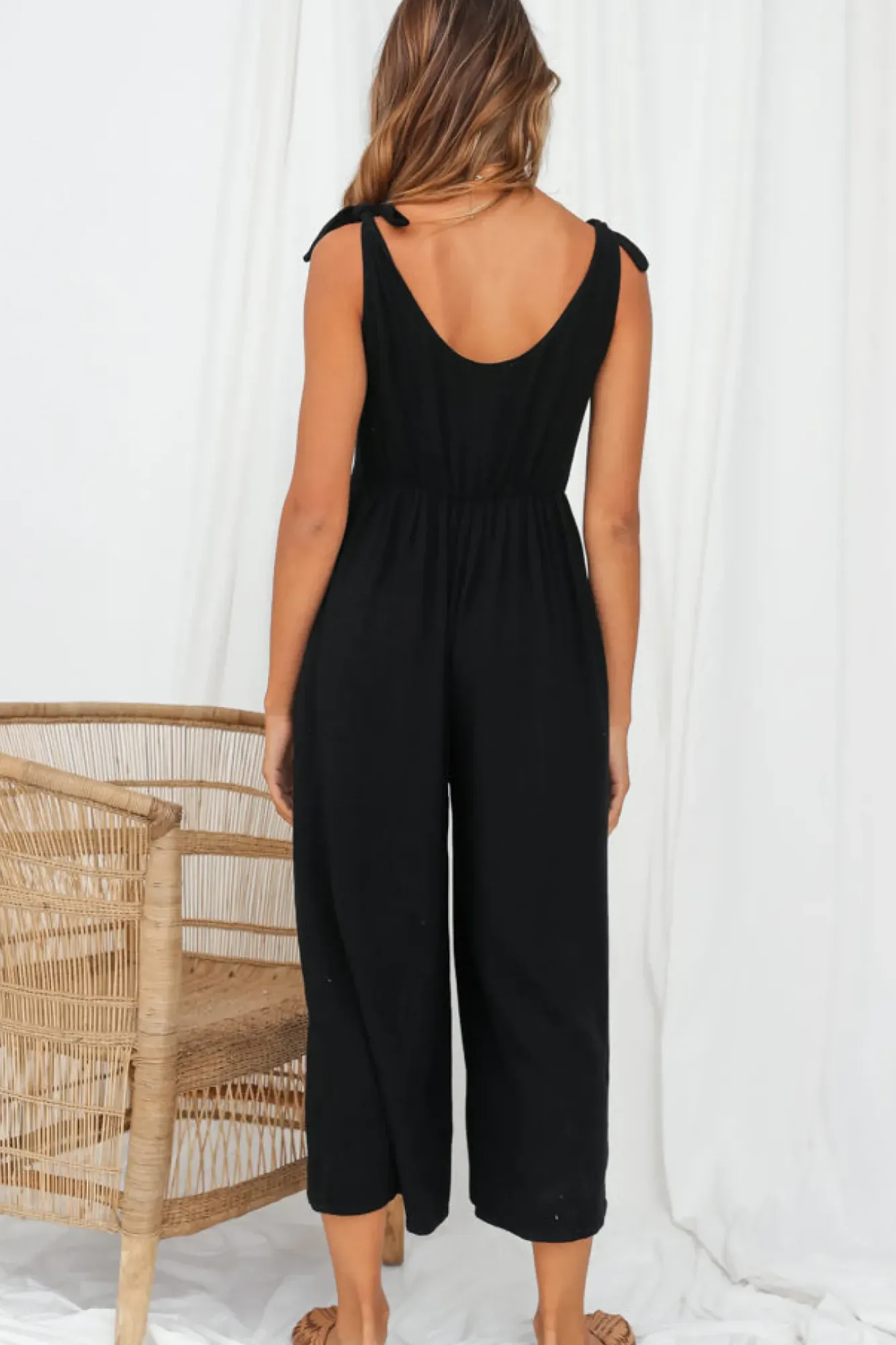 Jumpsuits>Hello Molly Countryside Jumpsuit Black