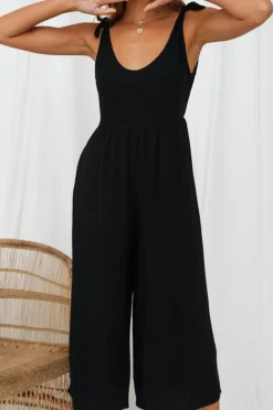 Jumpsuits>Hello Molly Countryside Jumpsuit Black