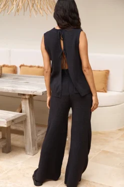 Pants>Hello Molly Cozy Evenings Pant Black