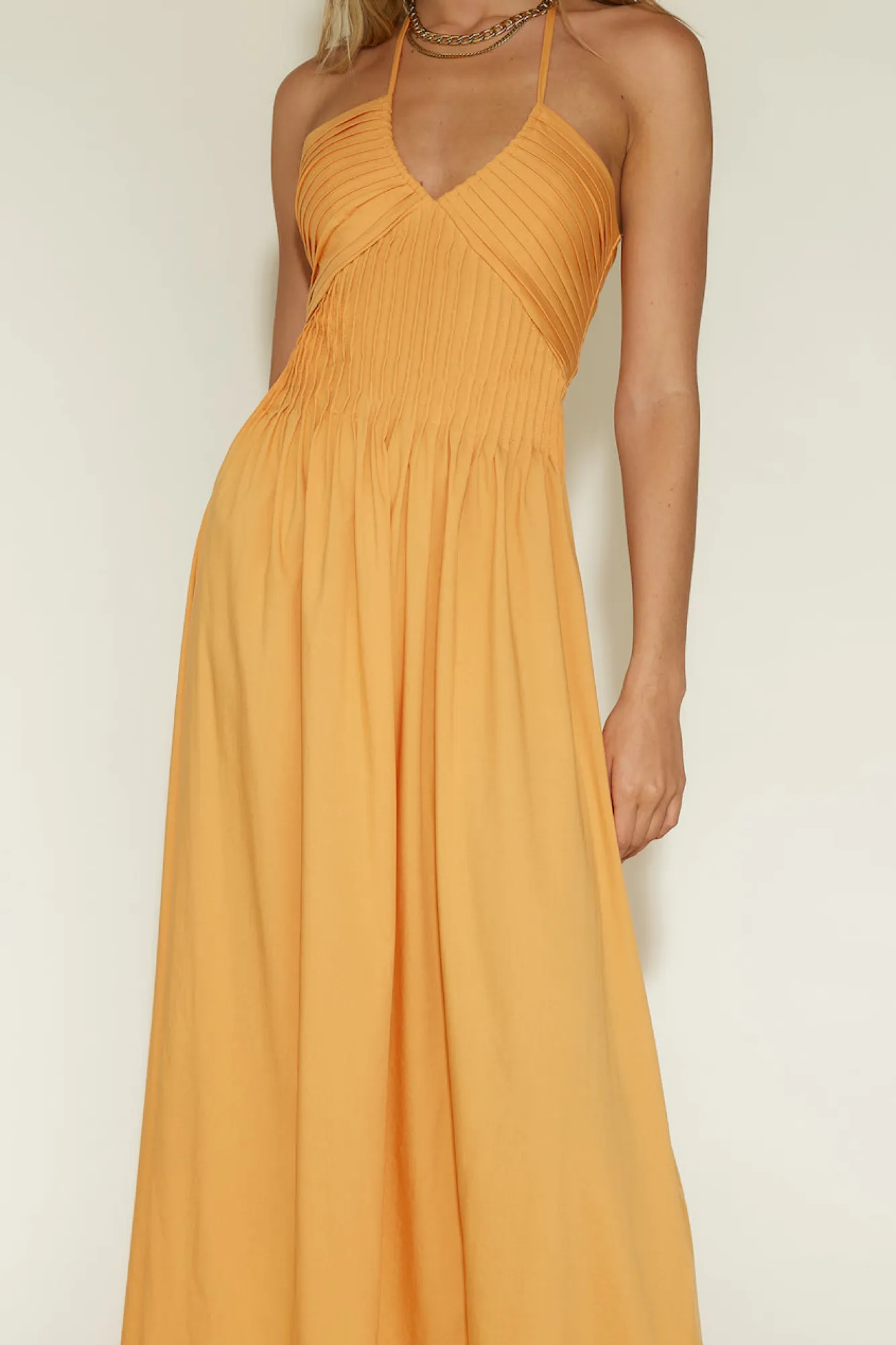 Casual Dresses|Maxi Dresses>Hello Molly Cross My Heart Maxi Dress Orange