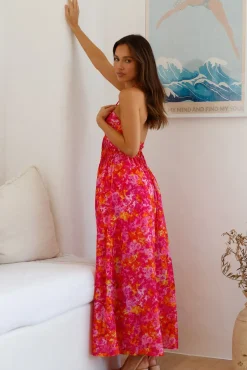 Bump Friendly|Casual Dresses>Hello Molly Cross My Heart Maxi Dress Pink