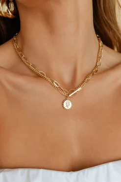 Necklaces>Hello Molly Crown Legacy Necklace Gold