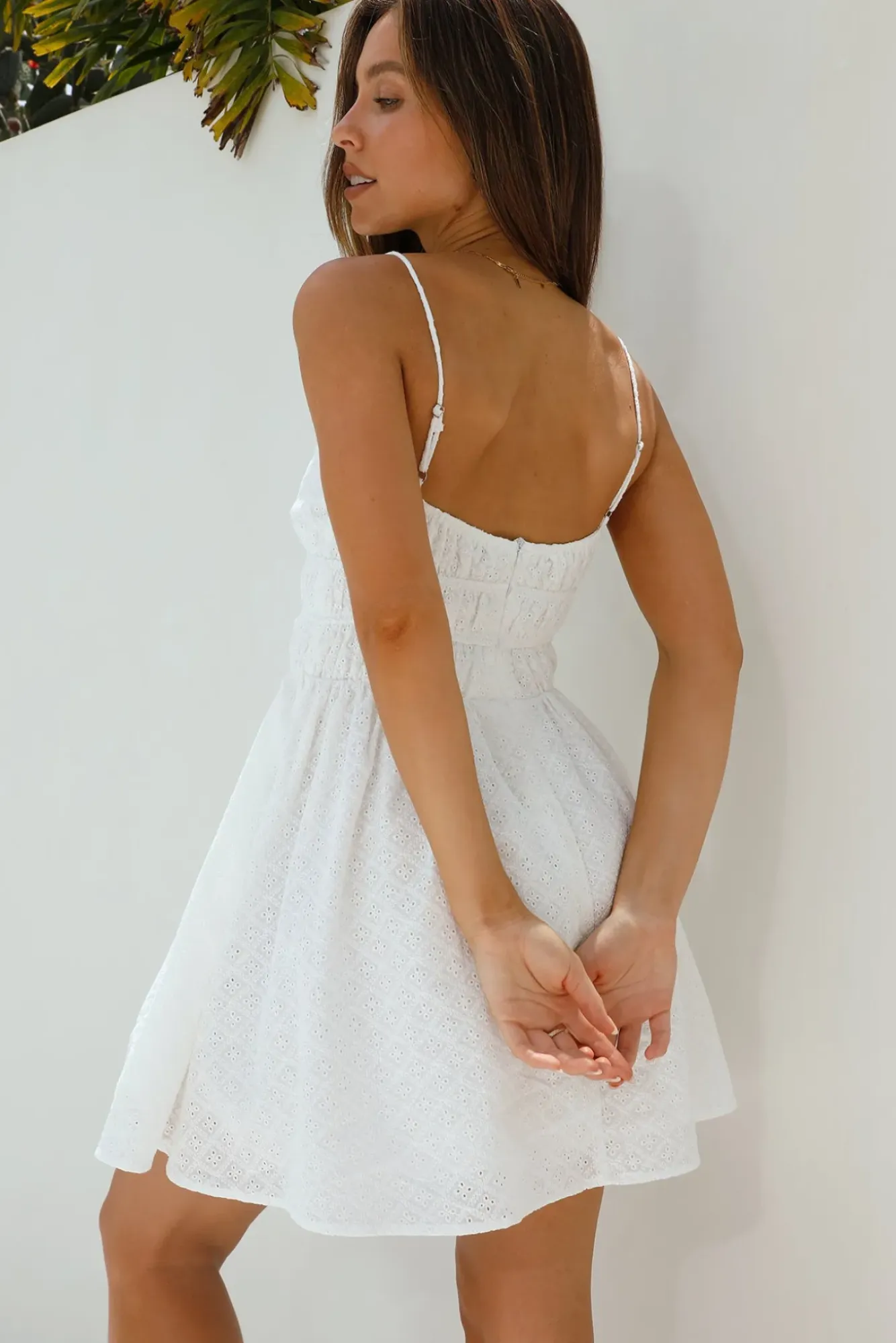 Spring Break Dresses|Casual Dresses>Hello Molly Daisy Dreamer Mini Dress White