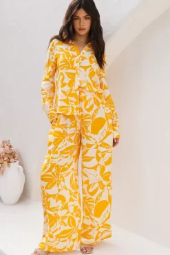 Pants>Hello Molly Daisy Dreaming Pants Yellow