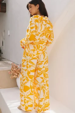 Pants>Hello Molly Daisy Dreaming Pants Yellow