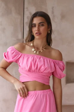 Skirt And Top Sets>Hello Molly Dance Along Set Pink
