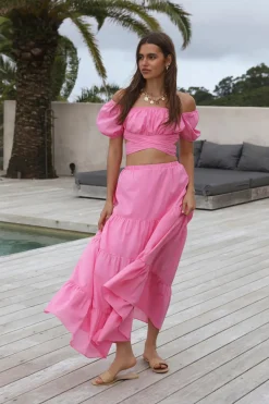 Skirt And Top Sets>Hello Molly Dance Along Set Pink