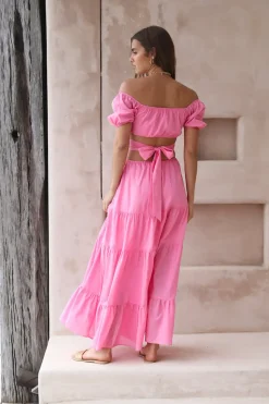 Skirt And Top Sets>Hello Molly Dance Along Set Pink