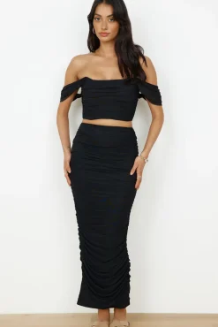 Skirts|Skirt And Top Sets>Hello Molly Dance Darling Maxi Skirt Black