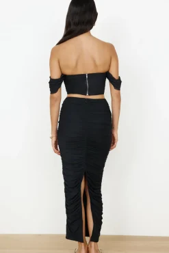 Skirts|Skirt And Top Sets>Hello Molly Dance Darling Maxi Skirt Black