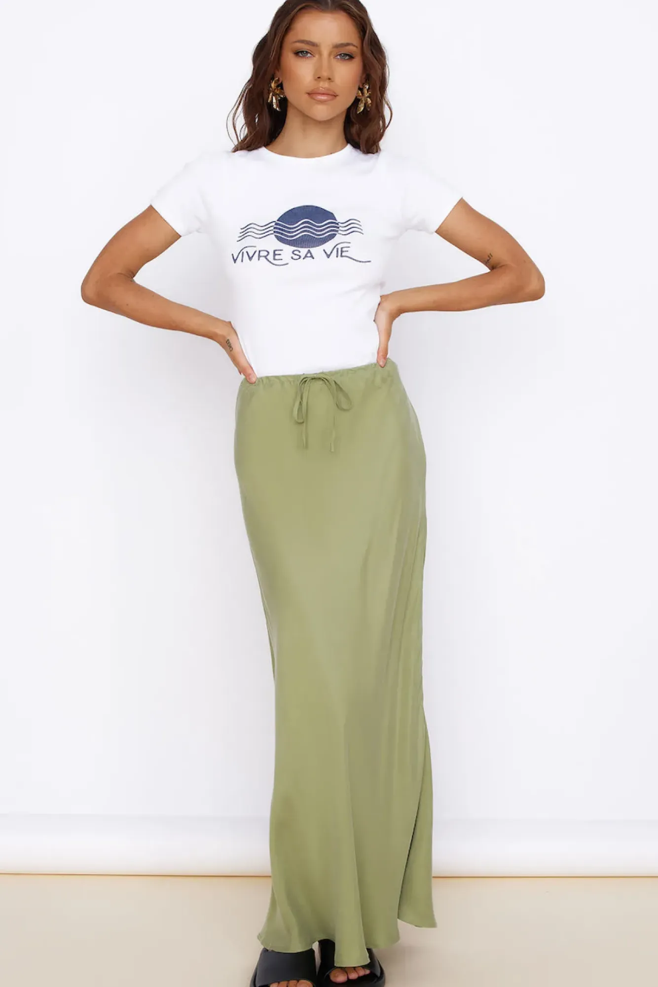 Skirts>Hello Molly Dandelion Dreaming Skirt Sage