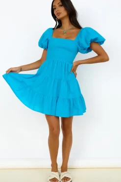 Date Night Dresses|Flowy Dresses>Hello Molly Dare To Dream Dress Blue
