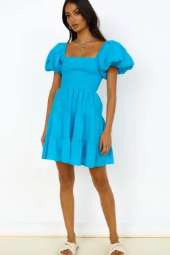 Date Night Dresses|Flowy Dresses>Hello Molly Dare To Dream Dress Blue