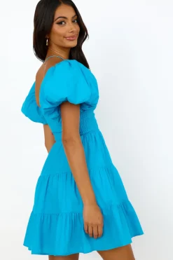 Date Night Dresses|Flowy Dresses>Hello Molly Dare To Dream Dress Blue
