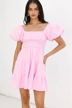 Spring Break Dresses|Date Night Dresses>Hello Molly Dare To Dream Dress Pink