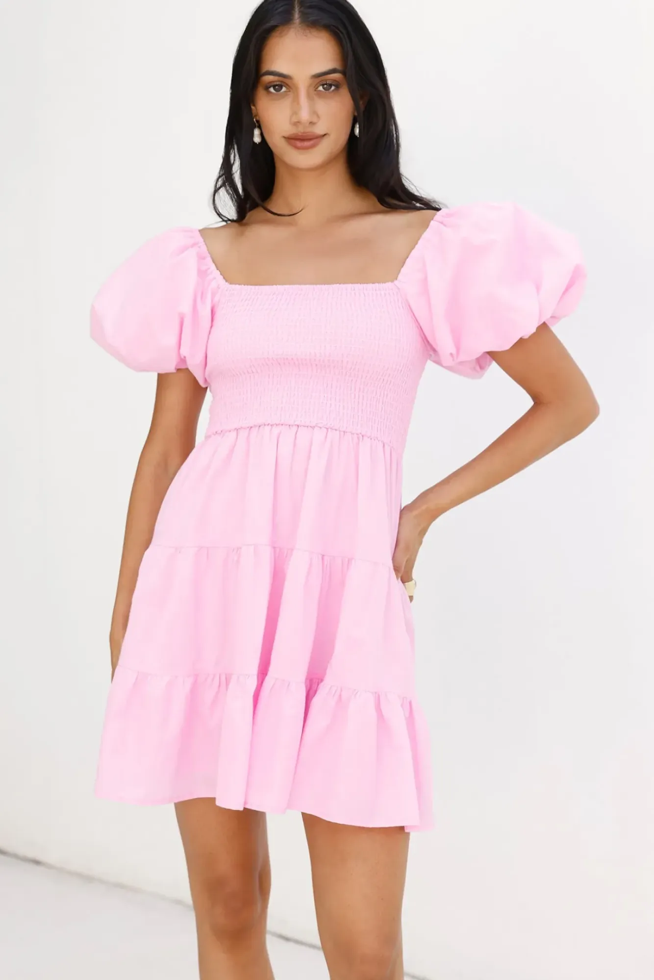 Spring Break Dresses|Date Night Dresses>Hello Molly Dare To Dream Dress Pink