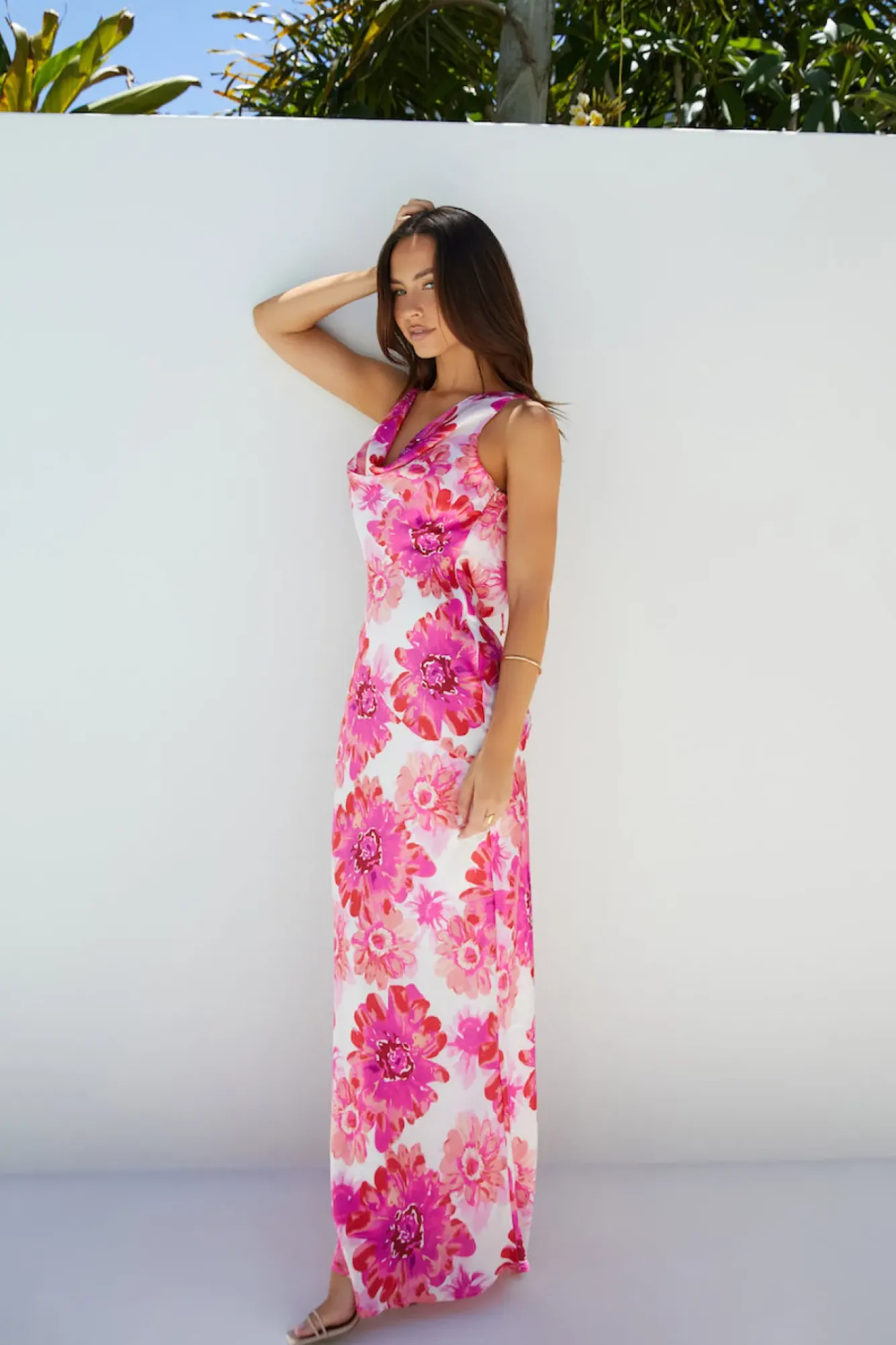 Wedding Guest Dresses|Cocktail Dresses>Hello Molly Darling Sun Maxi Dress Pink