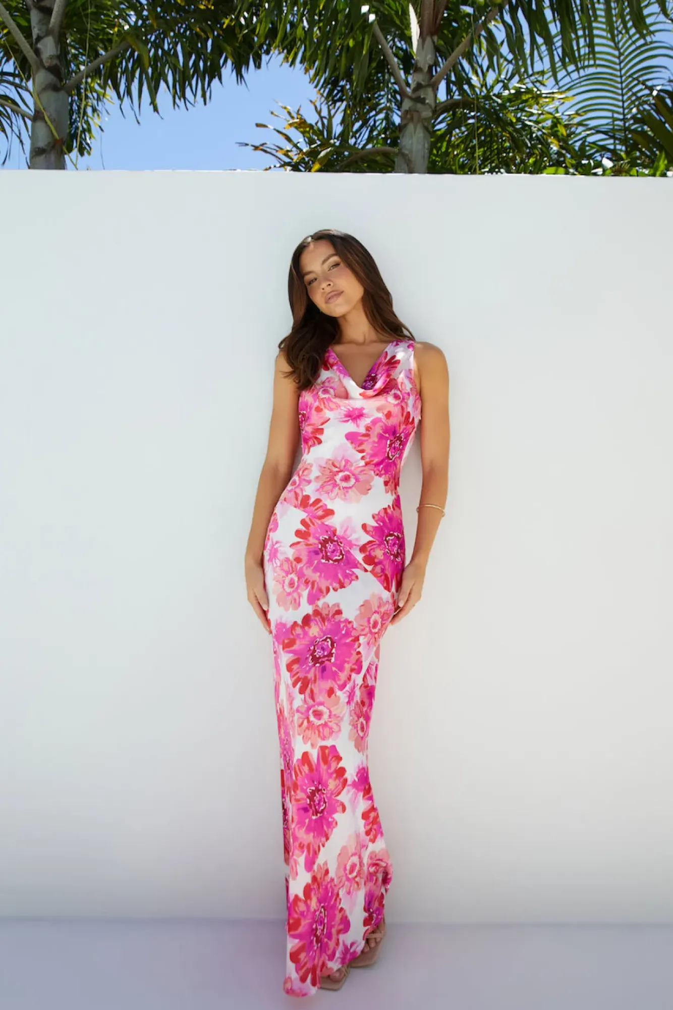 Wedding Guest Dresses|Cocktail Dresses>Hello Molly Darling Sun Maxi Dress Pink