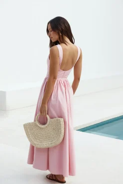 Summer Dresses|Vacation Dresses>Hello Molly Dawn’s Embrace Maxi Dress Pink