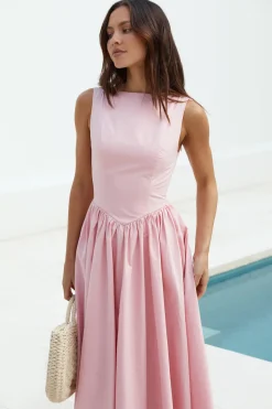 Summer Dresses|Vacation Dresses>Hello Molly Dawn’s Embrace Maxi Dress Pink