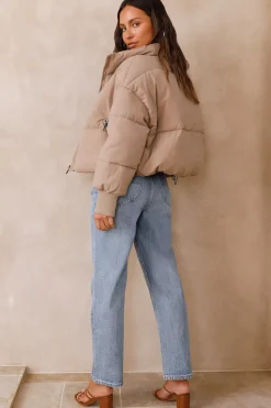 Jackets|Long Sleeve>Hello Molly Day After Jacket Beige