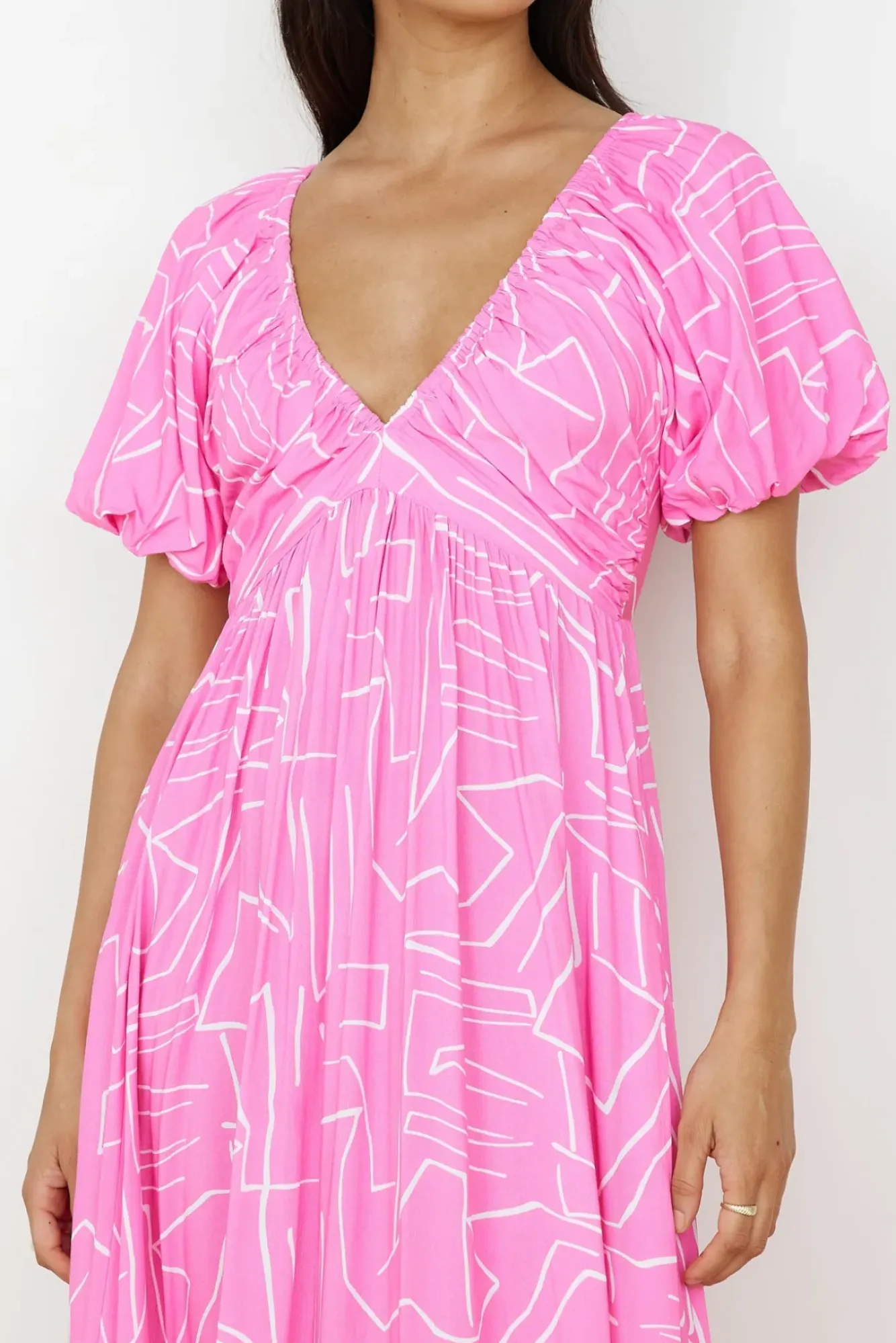 Vacation Dresses|Spring Break Dresses>Hello Molly Daydreamer Maxi Dress in Pink