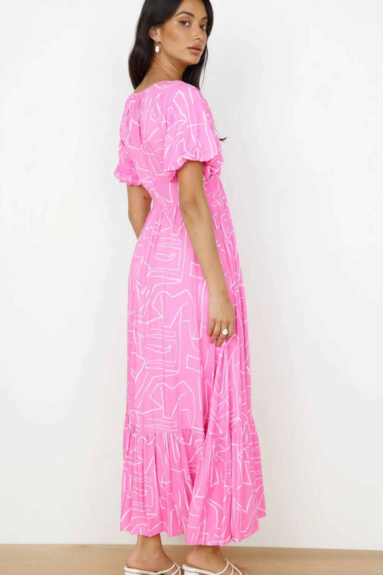 Vacation Dresses|Spring Break Dresses>Hello Molly Daydreamer Maxi Dress in Pink