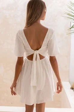 Spring Break Dresses|Casual Dresses>Hello Molly Days By The River Dress White