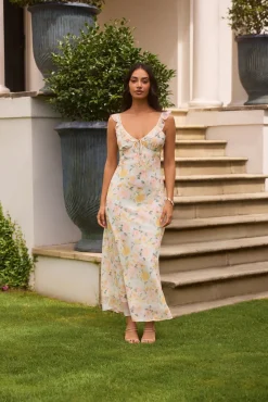 Wedding Guest Dresses|Spring Break Dresses>Hello Molly Dear Delilah Maxi Dress Yellow