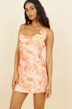 Vacation Dresses|Spring Break Dresses>Hello Molly Decision Making Dress Orange
