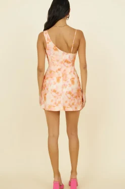 Vacation Dresses|Spring Break Dresses>Hello Molly Decision Making Dress Orange