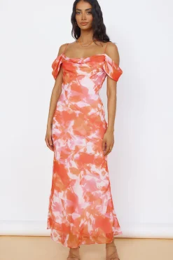 Wedding Guest Dresses|Cocktail Dresses>Hello Molly Deep Dawn Maxi Dress Pink