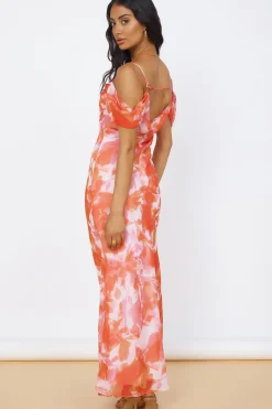 Wedding Guest Dresses|Cocktail Dresses>Hello Molly Deep Dawn Maxi Dress Pink