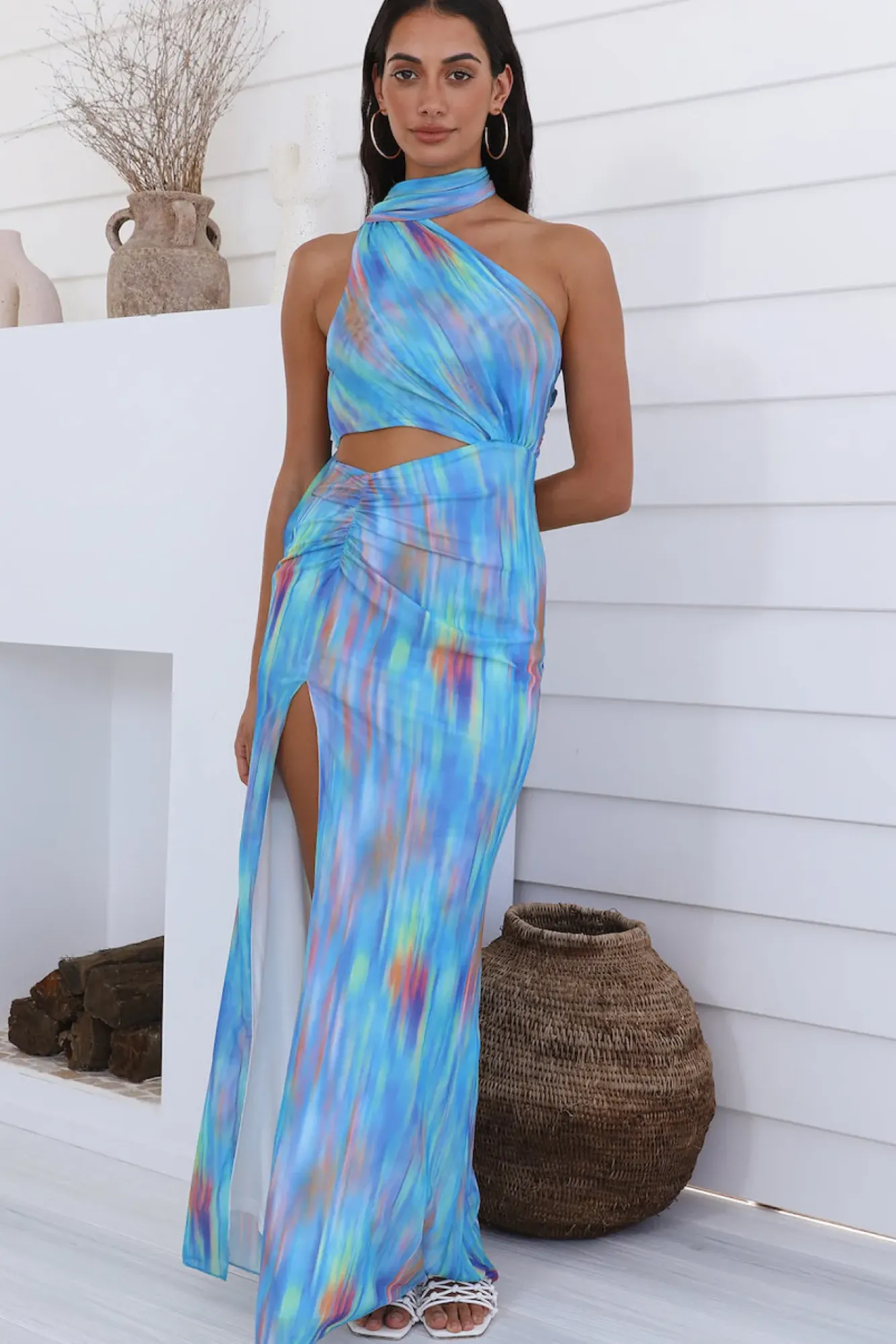 Wedding Guest Dresses|Formal Dresses>Hello Molly Deep Desire Maxi Dress Blue