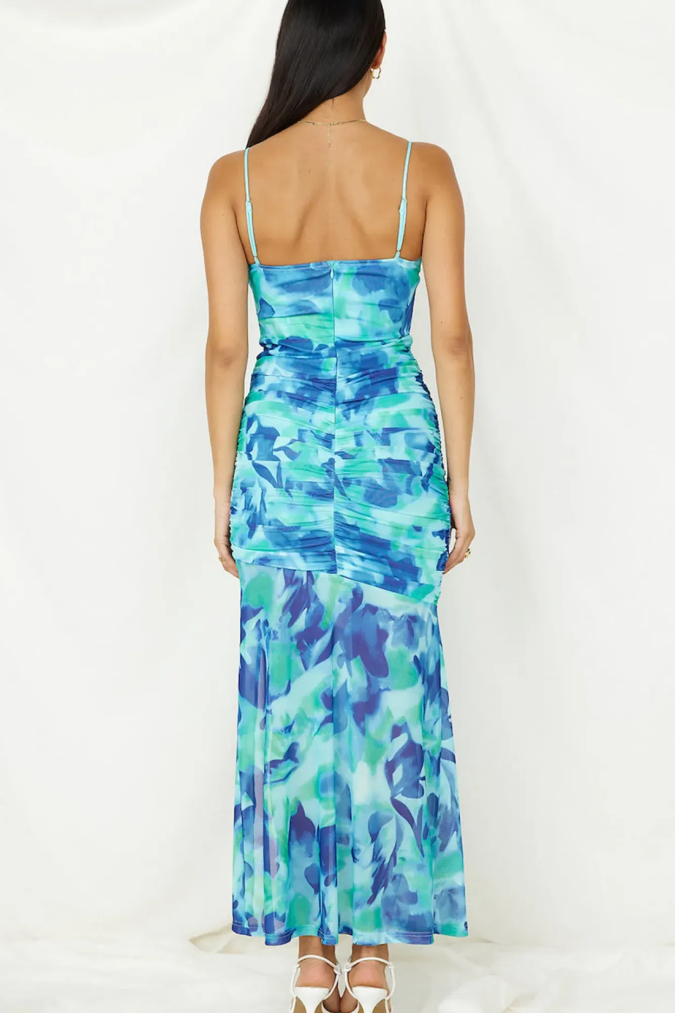 Wedding Guest Dresses|Cocktail Dresses>Hello Molly Deep Sea Dive Maxi Dress Blue