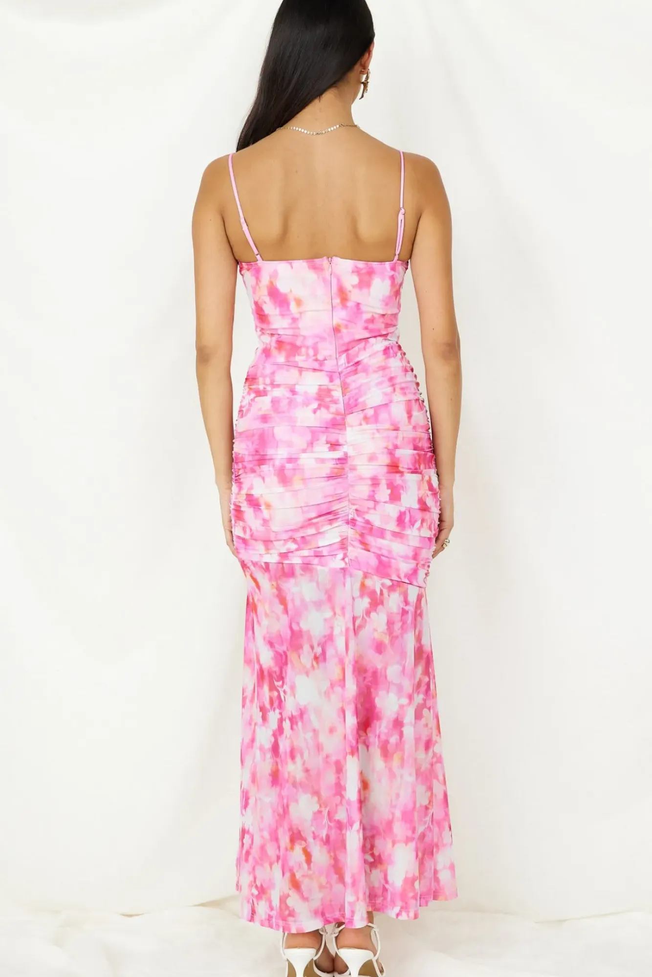 Vacation Dresses|Spring Break Dresses>Hello Molly Deep Sea Dive Maxi Dress Pink